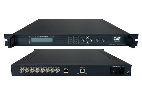 Китай 8×ASI до 64×SPTS (TS по IP) адаптер/gateway поставщик