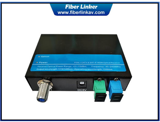Китай Оптический приемник для передачи радиочастотного сигнала по оптическому волокну в сетях CATV и FTTH поставщик