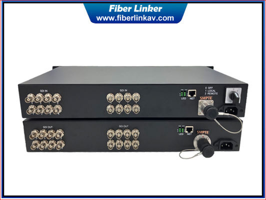 Китай Удаленное питание SMPTE LEMO 3G-SDI Fiber Extender с гигабитной сетью Ethernet поставщик