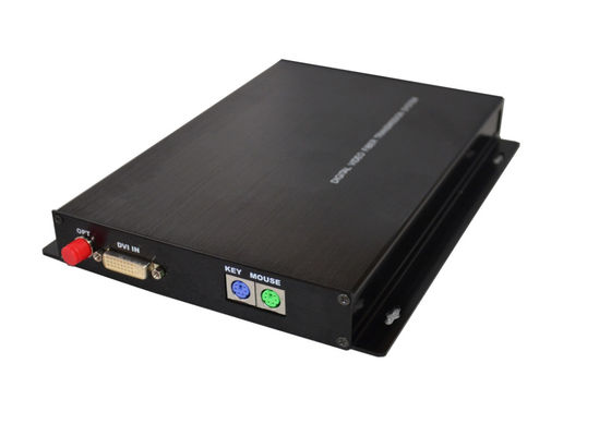 DVI Fiber Extender с клавиатурой и мышью PS2 поставщик