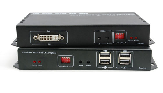 HDMI KVM Fiber Extender (прозрачная передача USB) поставщик