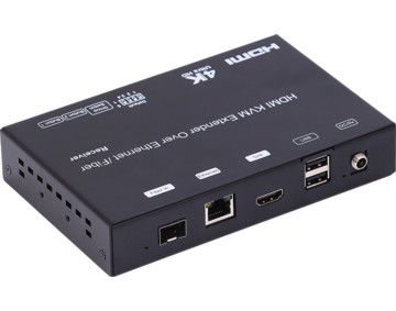 4K HDMI KVM удлинитель с USB по IP поставщик
