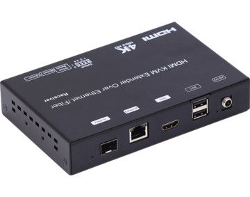 USB3.0 HDMI KVM Fiber Optic Extender через одноъядерный оптический кабель поставщик