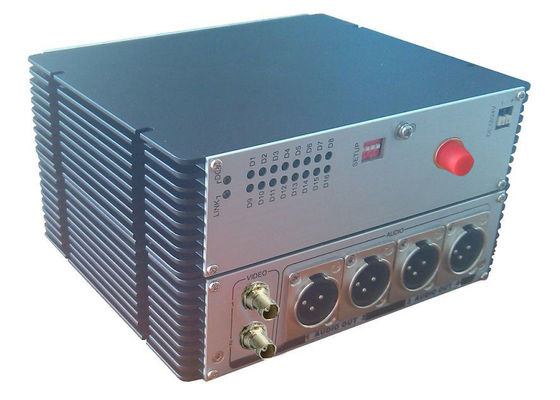 Трансляция AES Digital XLR Audio оптоволоконный расширитель по одноволоконному кабелю поставщик