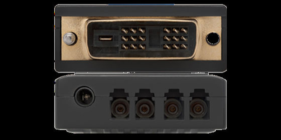 Миниатюрный удлинитель DVI по двухволоконному оптическому кабелю поставщик